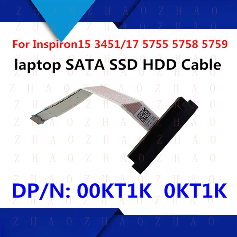 L+ NBX0001R100 00KT1K Hard Drive HDD Cable For Dell Inspiron 15 V5568 V5468 V3451