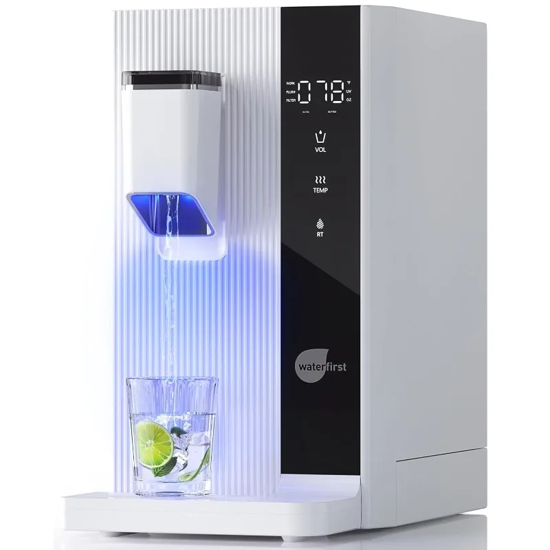 Reverse Osmosis Water Filter Countertop, RO Filtration System with 3S Hot, NSF/ANSI 58, SGS, EPA, 5 Stage Purifier for Family