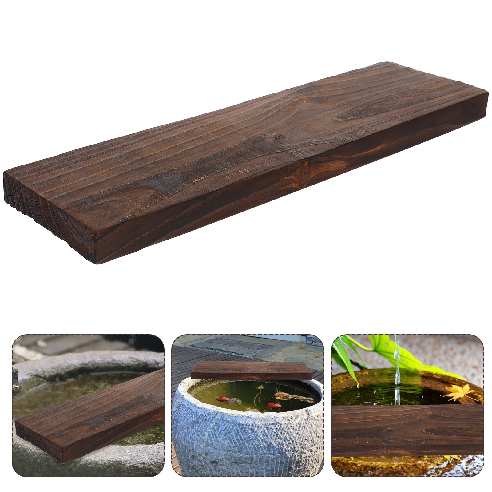

Carbonized Wood Board Natural Fish Tank Decor Aquarium Landscape Wood Board Prop Underwater Decoration Fish Tank Decor