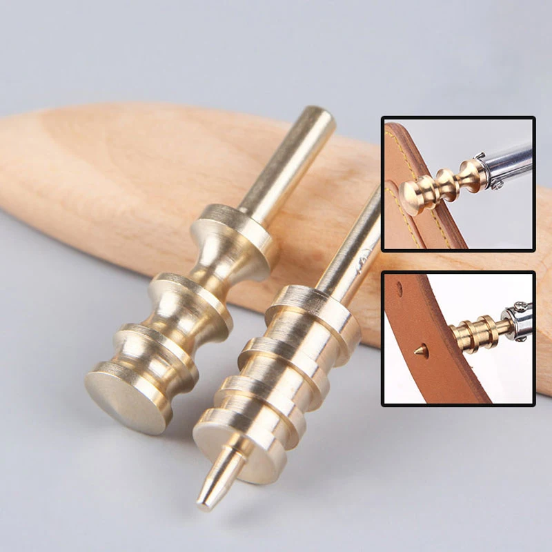 Leather Electric Brass Solder Soldering Iron Tip To Burn The Edge DIY Leather Craft Press Edge Sealing Machine burnishing Tool