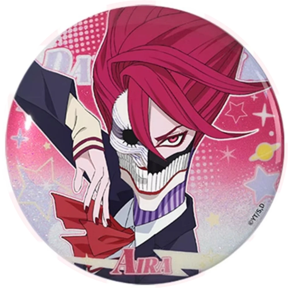 58mm Anime DAN DA DAN Takakura Ken Ayase Seiko Enjōji Jin Shiratori Aira COSTUME Cosplay Distintivo Pin SPTE Spilla in banda stagnata ﻿   Prop
