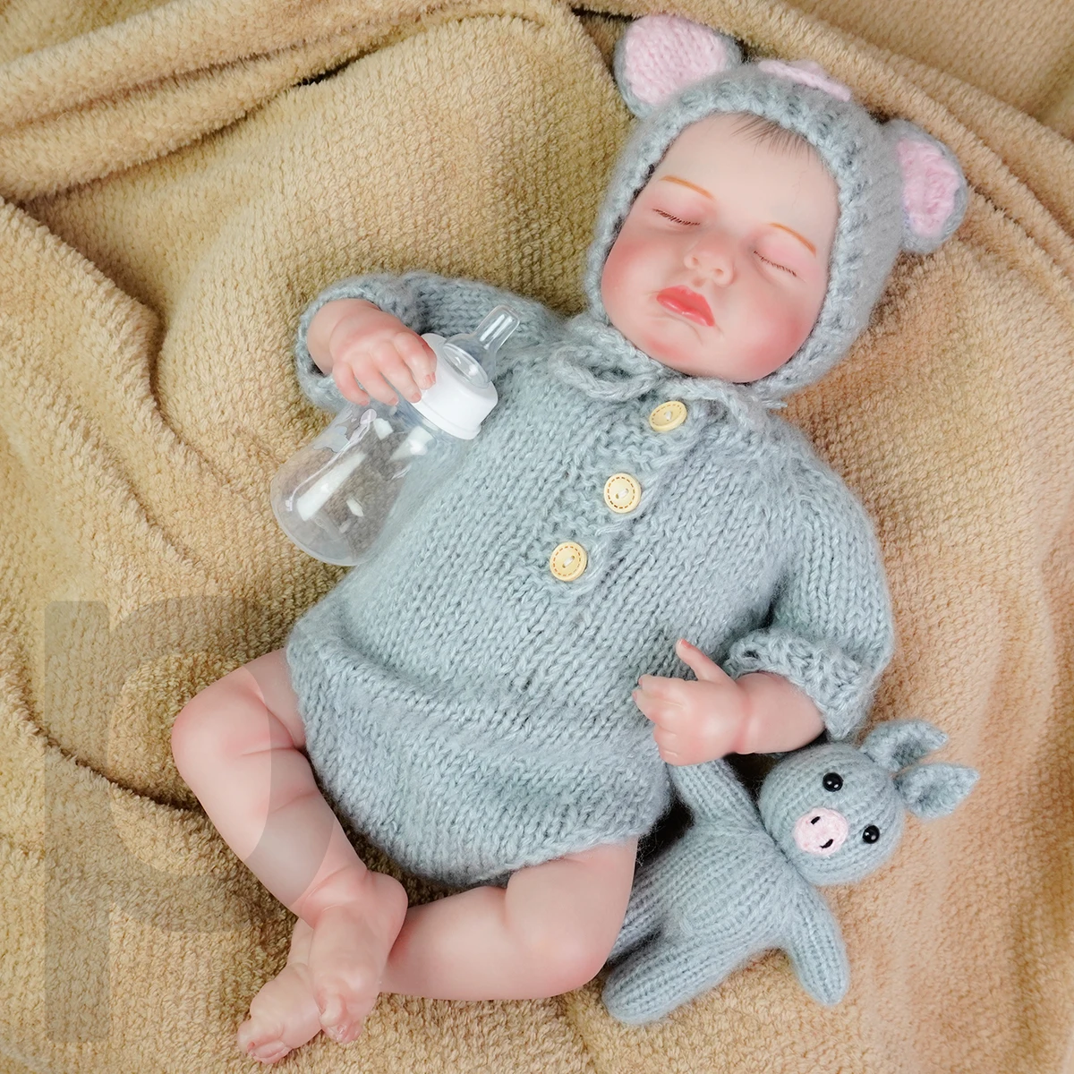 JOYORALOOKS WIE EIN NEUGEBORENES BABYS VOLLSTÄNDIGES KOFFER, MODISCHES UND NIEDLICHES REBORN-PUPPSPIELZEUG HOCHWERTIGKEIT UND GESAMMLUNG