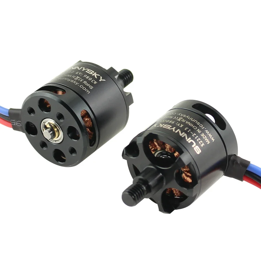 4pcs/lot SUNNYSKY X2212 2212 980KV Self-Threaded Rod Brushless Motor with 9450 Propeller DIY Multi-rotor