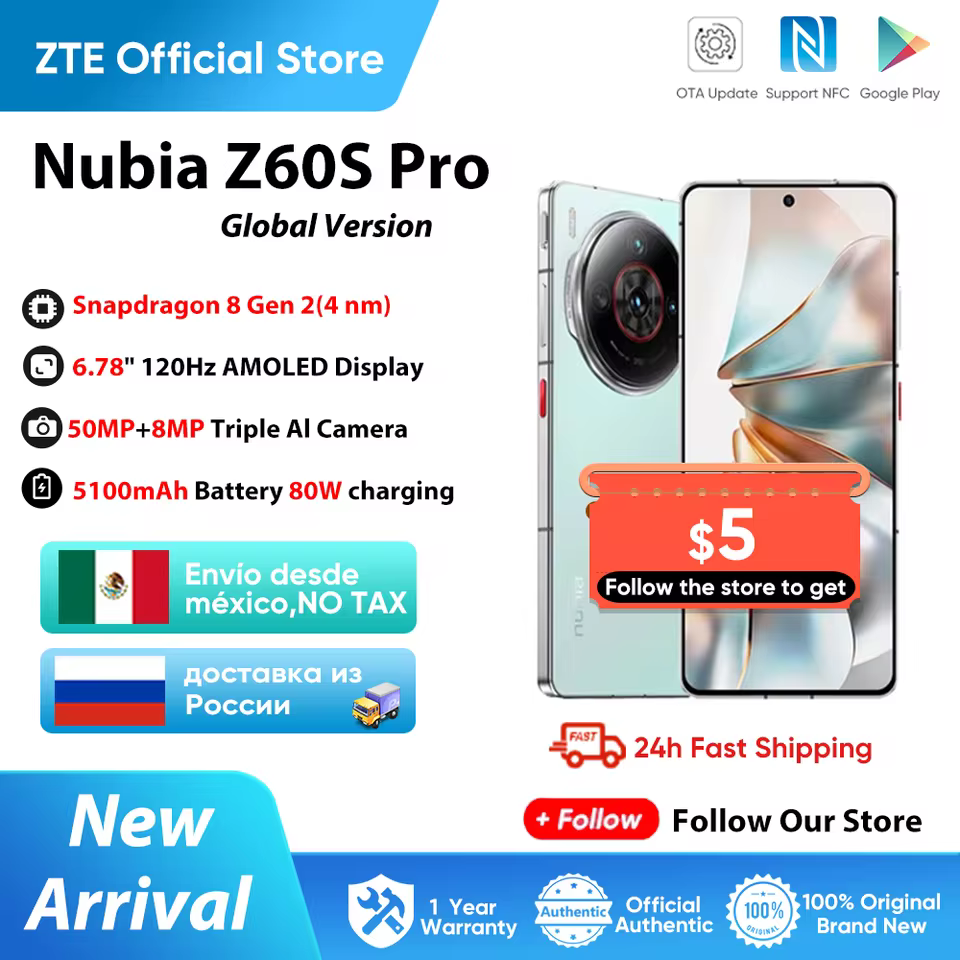 4. Nubia Z6..