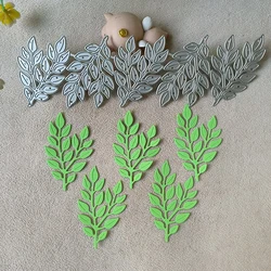 New 5 pcs Leaf Foliage cutting die mould scrapbook decoration embossed photo album decoration card making DIY handicrafts