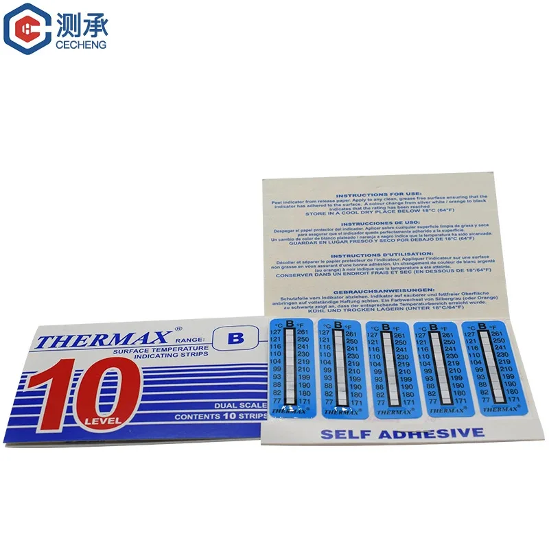 

Британский измеритель температуры TCM Thermax 10, сетка B77-127 ℃ Термобумага