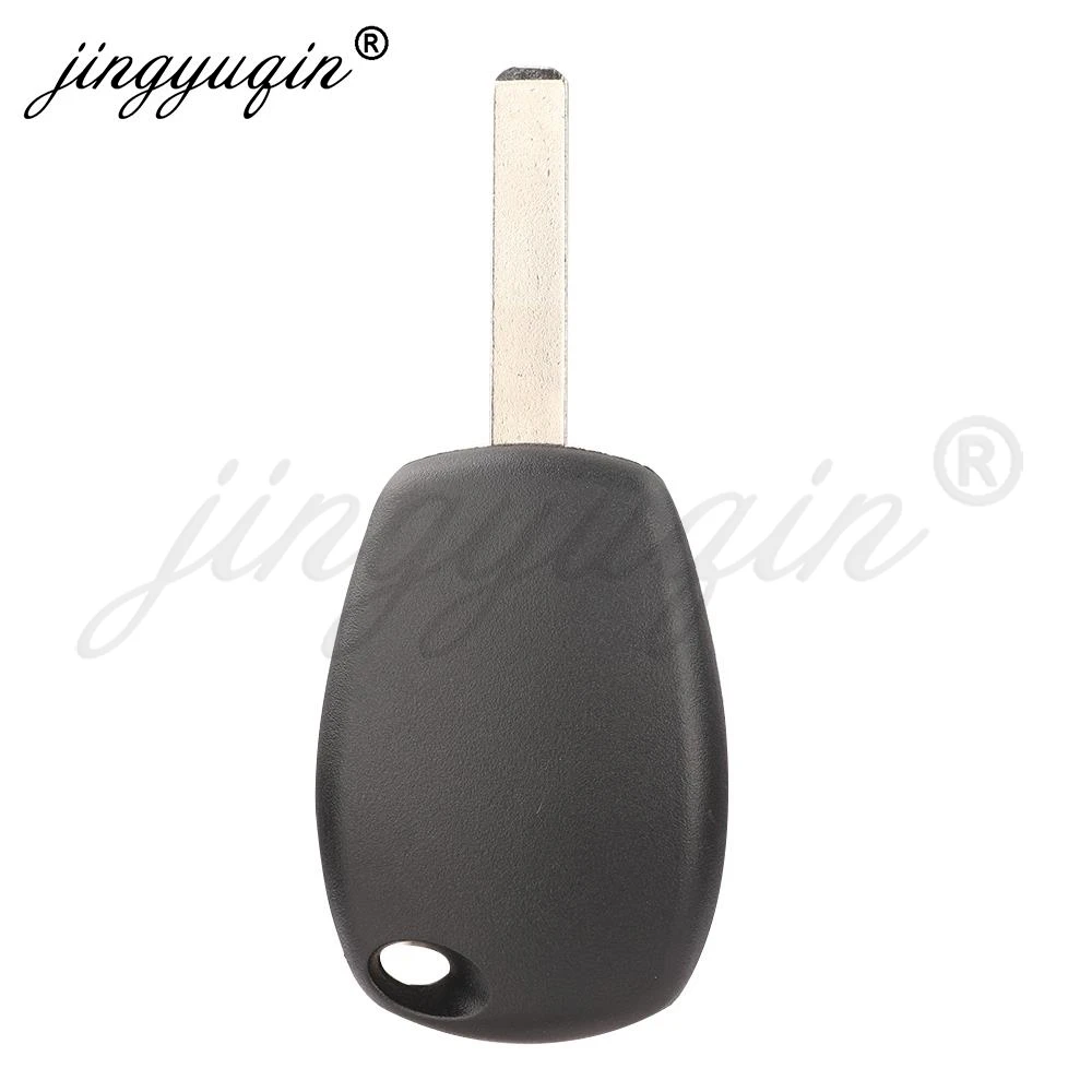 jingyuqin 10pcs Transponder Car Key Shell For Renault Logan Kangoo Duster Clio Twingo Modus Master Primastar Dacia Nissan Opel