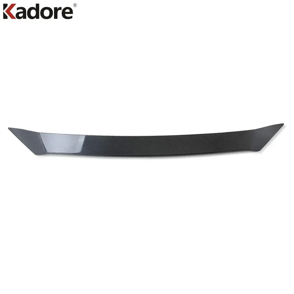 Front Hood Engine Cover Trim For Mazda CX-3 CX3 2017-2021 2022 2023 2024 Carbon Fiber Car Front Upper Grille Trims Accessories