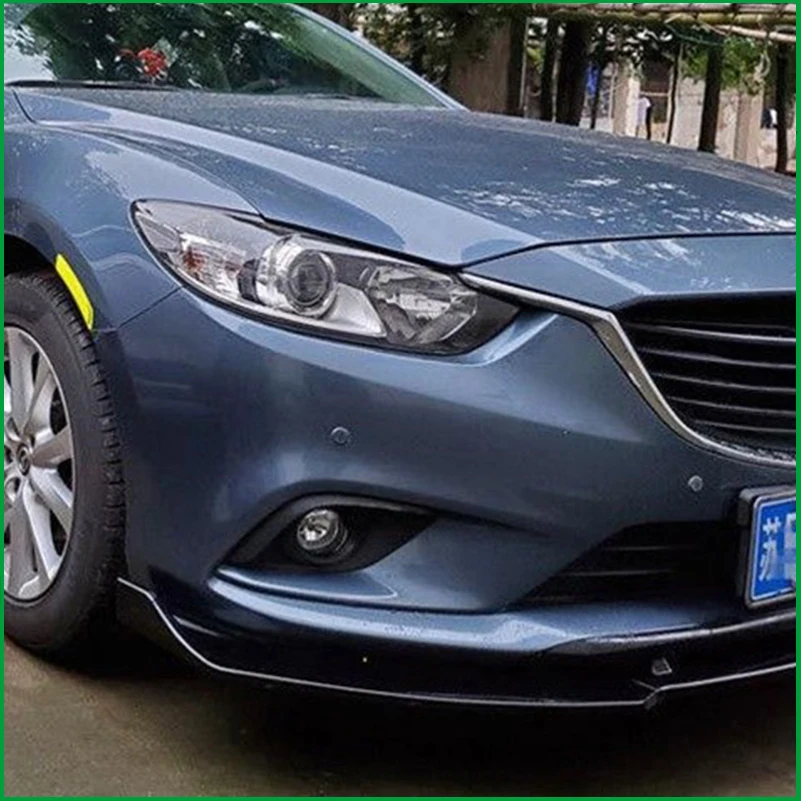 

For Mazda 6 2014-2017 Front Bumper Lip Spoiler Protector Body Kit Diffuser Cover Sticker Trim Car Styling Auto Accessories