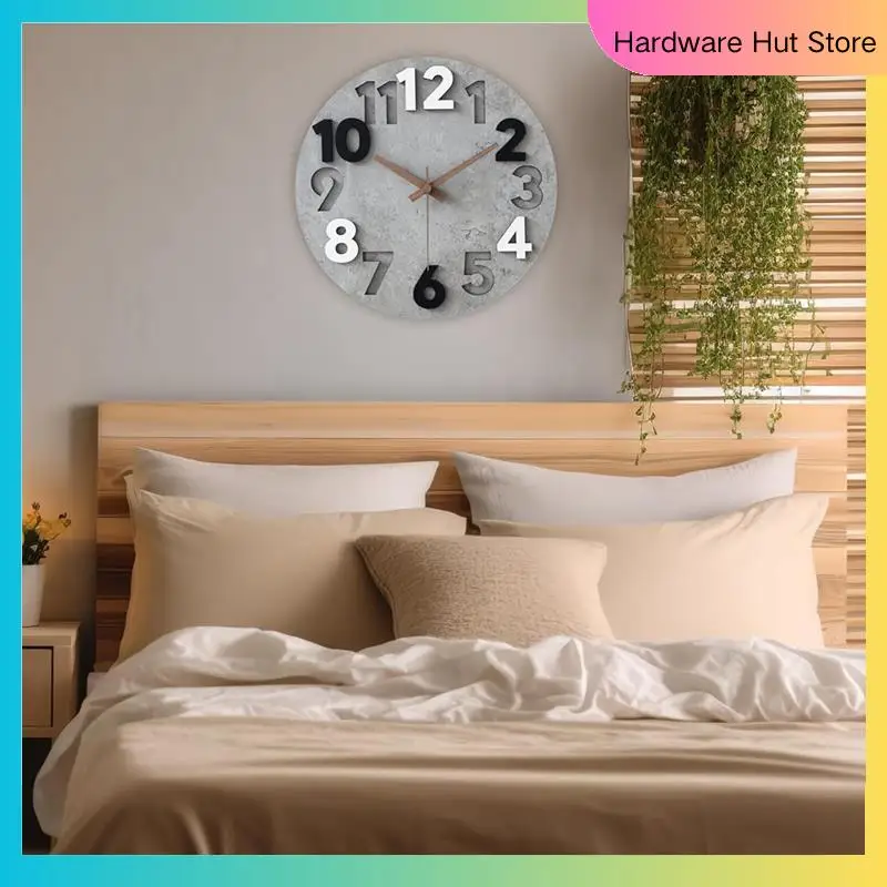 

Wall Clocks For Room,Wall Clocks For Living Room Modern,Large Silent Wall Clock For Kitchen Living Room Bedroom 12 Inch-Y31A