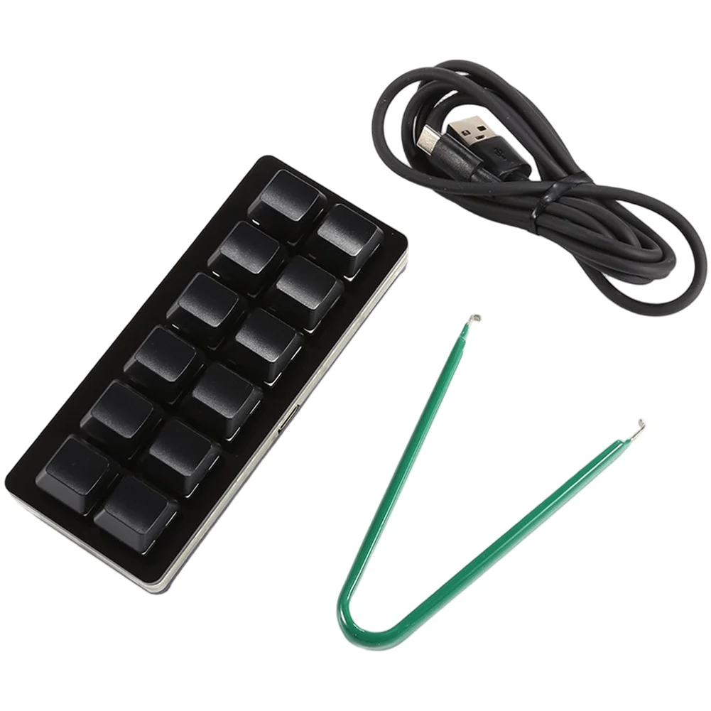 12 Key For For Mini Mechanical Keyboard Programmable Macro Pad Hot Swappable USB Keypad For PC For For Mac For For Linux Shortcu