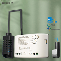EWELINK Smart WiFi 1 Channel Relay With Temperature Humidity Sensor Passive Dry Contact Switch RF433 Alexa Google Home