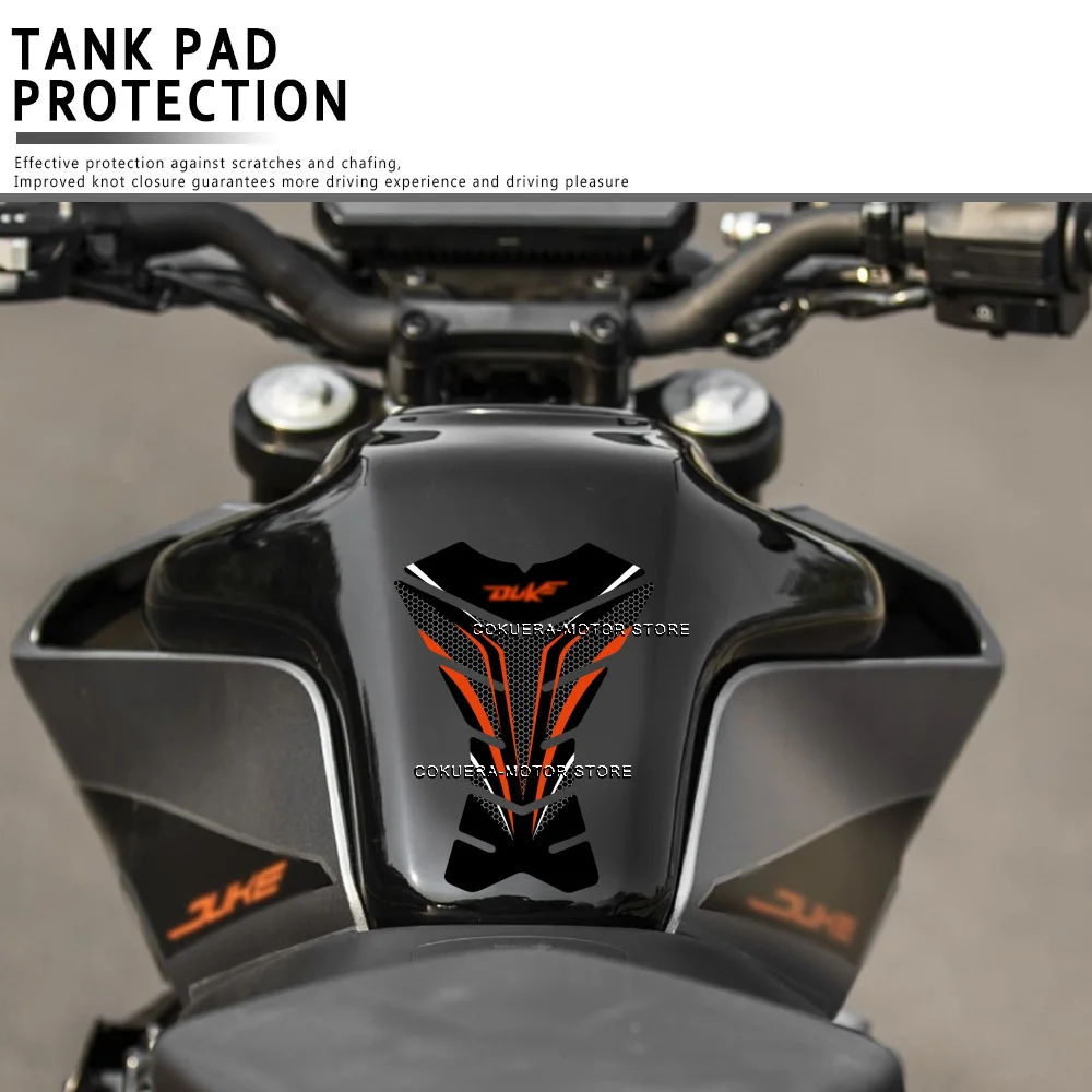 Motorcycle Accessories Fuel Tank Pad Anti Slip Side Knee Grip Decal Sticker Pad For Duke 125 200 390 690 990 1290