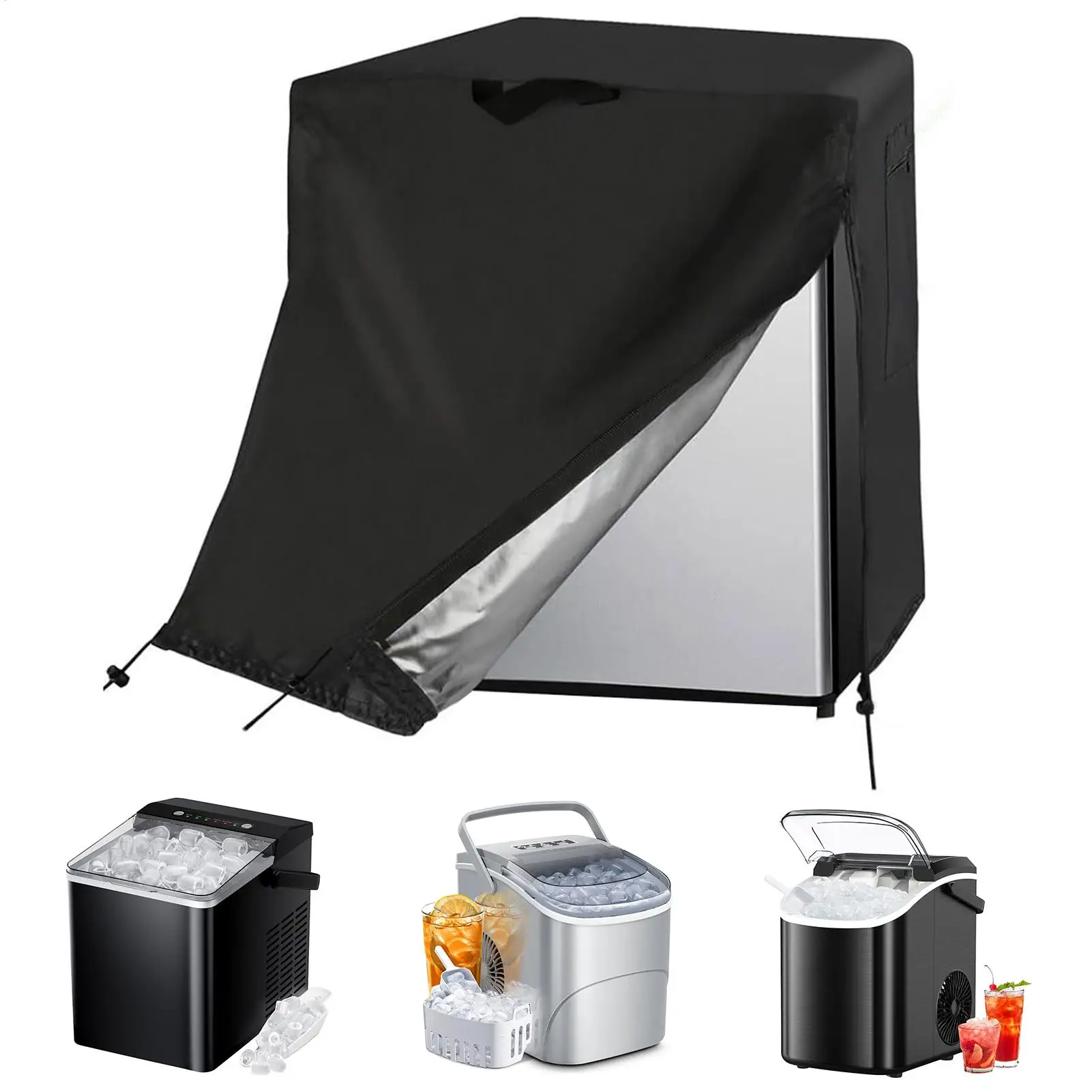 

Appliance Covers Adjustable Portable Dustproof Protector Shield For Appliances For Home Offices Commercial Patio Indoor Fryer