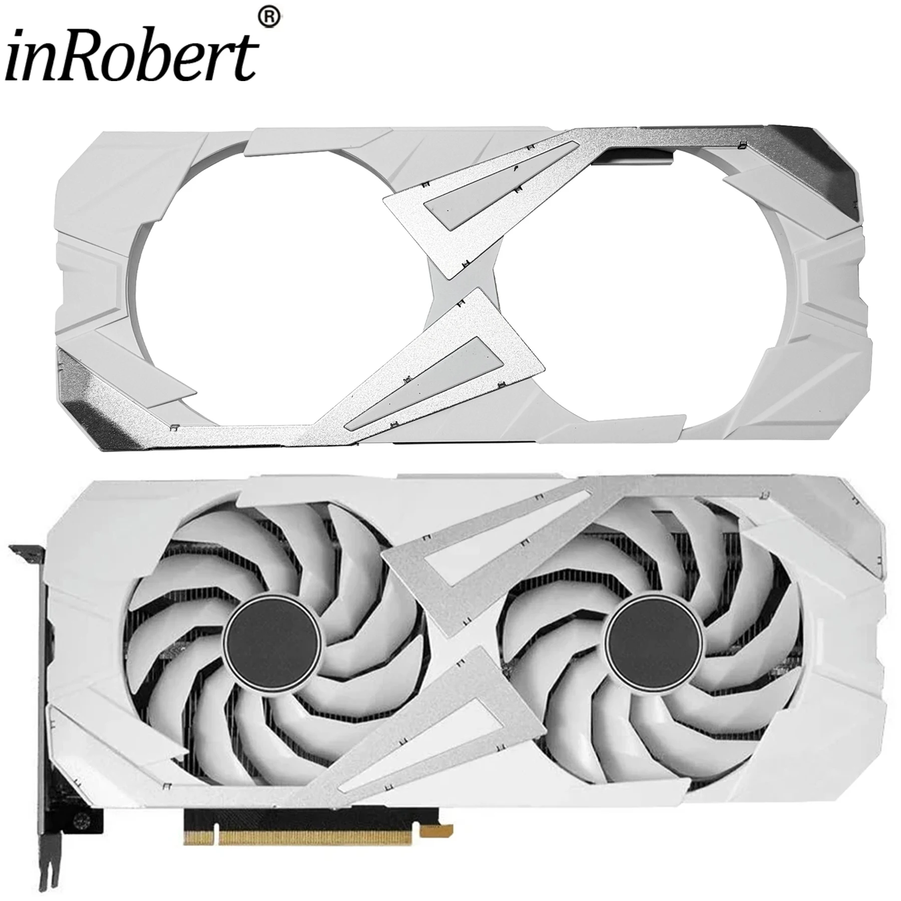 Original 102MM RTX3060Ti Video Card Case For GALAX GeForce RTX 3060 Ti EX White LHR Replacement Graphics Card GPU Shell