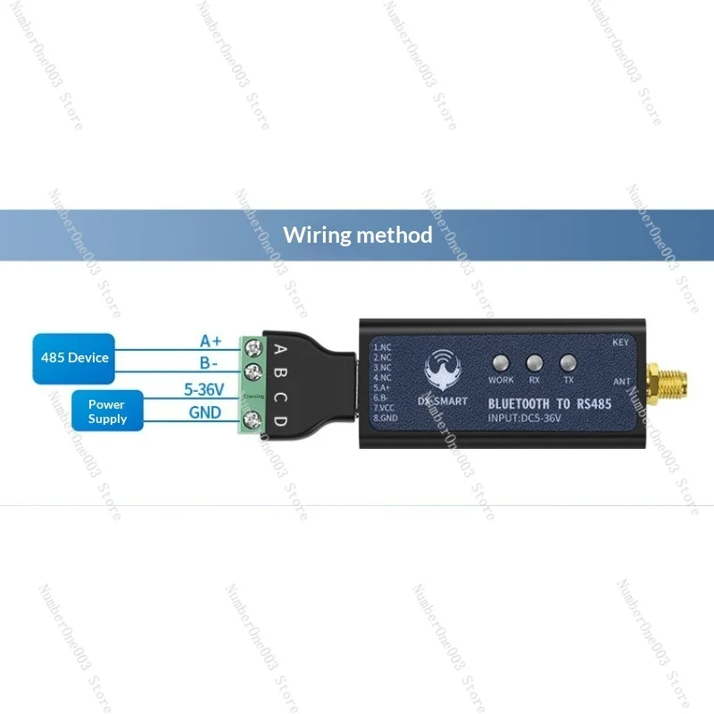 DX-CP24 Wireless Bluetooth Communication Module To RS485 Converter Change Wired To Wireless Support