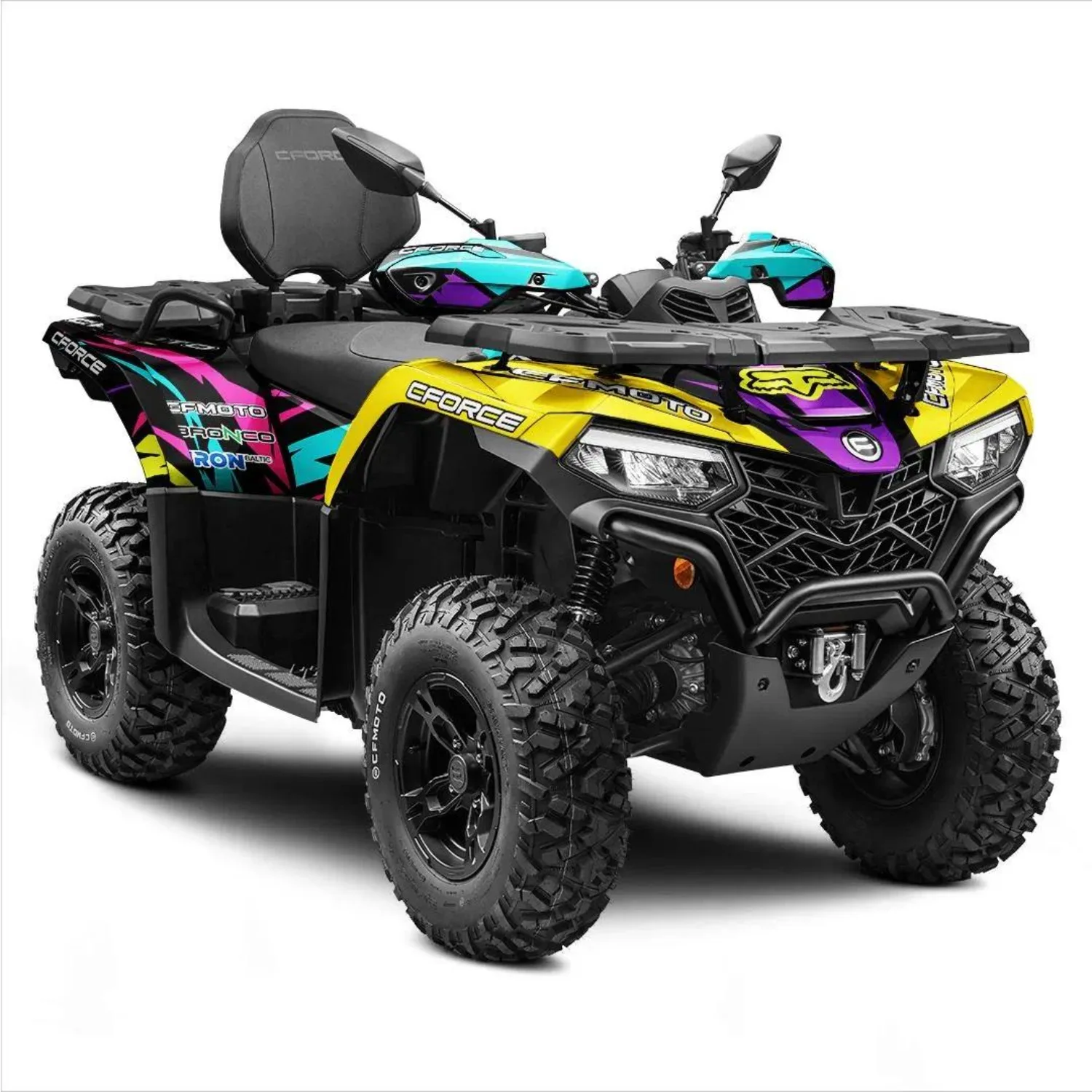 Body Fairing Sticker Decals Protective Quads / Atv 4x4 Full Graphic Kit For CFMOTO CFORCE 400+450+500+520 2022-2026  Design-19