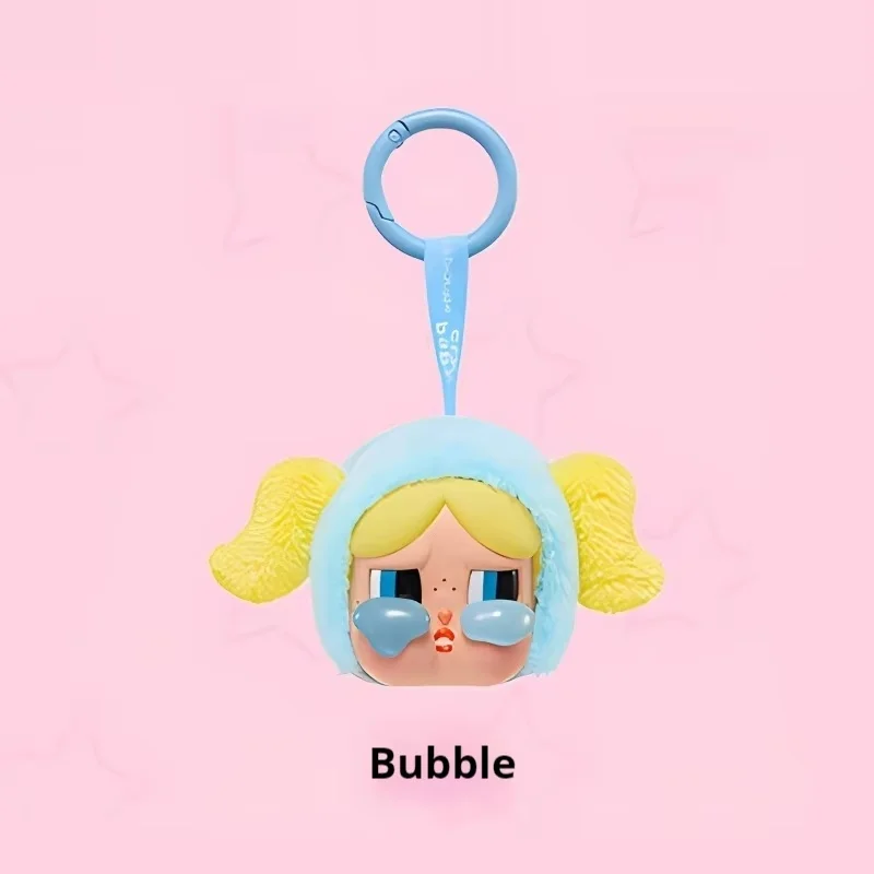 1:1 reissue Crybaby Powerpuff Girl Series Plush Doll Keychain Bags Pendant Room Decoration Birthday Gift Mysterious Box Kid Toy