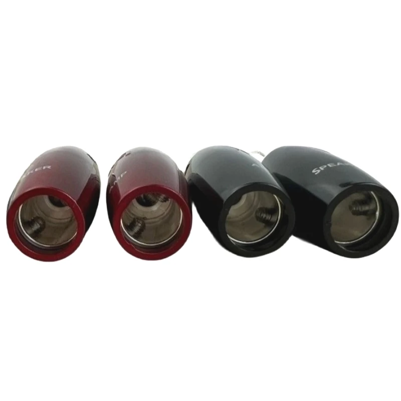 HiFi Audio Adapter 1000 Series Banana Plug Silver Plated Pure Red Copper DIY Speaker Cable Connector