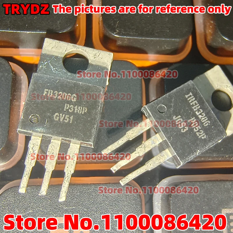 100/50/30 peças originais p75nf75 irfb3206 fb3206 irf3206 210a 60v para-220 desmontar efeito aeroporto grande corrente