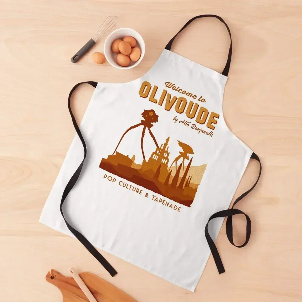 

Olivoude Tripods Orange Apron Kitchen barber men Kitchen Household Items painting Apron