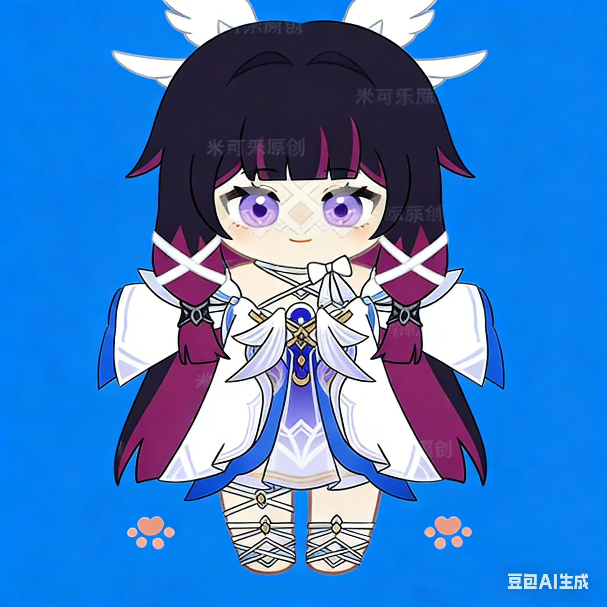 

Columbina Pre-sale Genshin Impact Mascot Costume 20cm Plush Doll for Cosplay Events Pendant Keychain