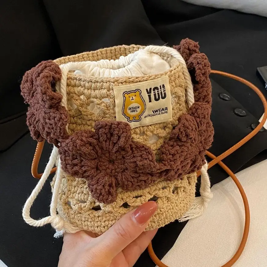 

Zeyph Cartoon Hand Woven Bag Mini Cute Crossbody Bag Women s Four Season Style Handbag