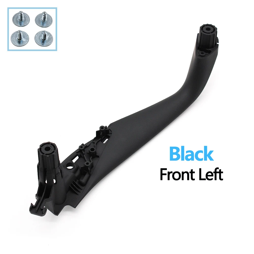 Black Front Left Interior Door Handle For 2017-2023 BMW 5 Series (G30 G31 G38) – Direct Fit