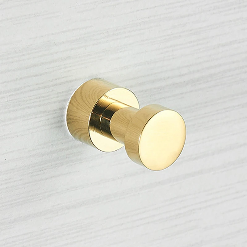 Brass Robe Hook, Bathroom Towel Hook, Heavy Duty Wall Mounted Coat Hanger, Kitchen Wardrobe Clothes Key Rack