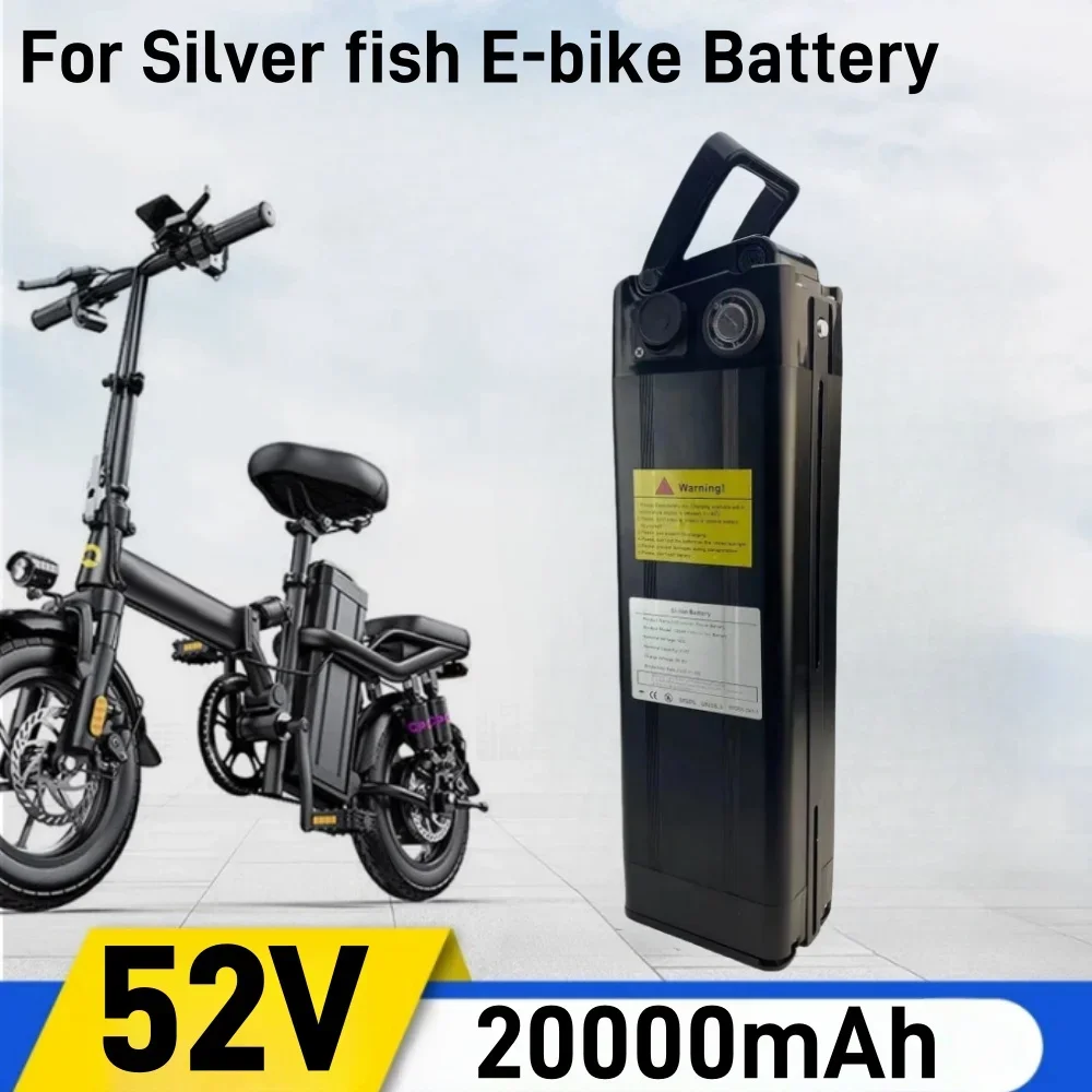 Silver Fish 52V Li-ion 20Ah 250W-1500W With BMS+ 58.8V Charger For various electronic devices and transportation equipment