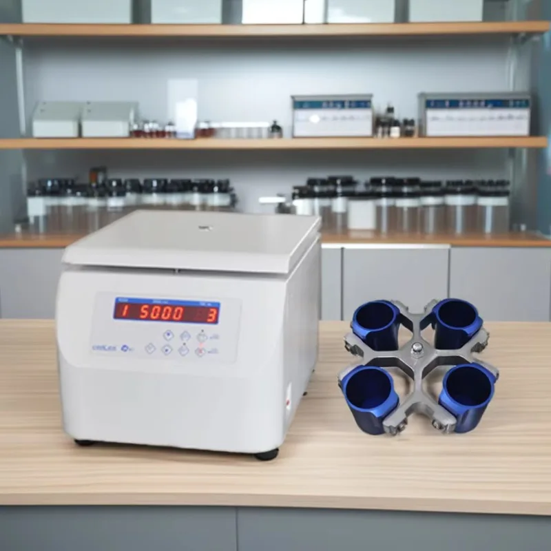 

Desktop laboratory centrifuge 2000ml laboratory large capacity low speed rotary basket centrifuge accessories