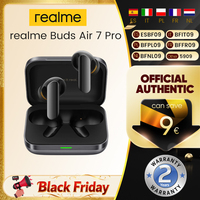 realme Buds Air 7 Pro Bluetooth Earphone AI 53dB 5000Hz Noise Cancellation Hi-Res LHDC 5.0 BT 5.4 48 Hours Battery Life IP55