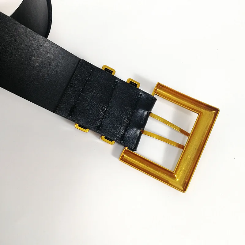 Женский пояс в стиле ретро с широким поясом в широких, стильных и универсальных пальто с блейзером на талии.