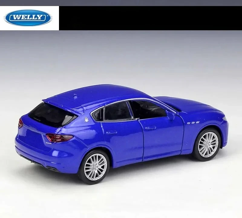 웰리 1:36 레반테 스케일 자동차 시뮬레이터 모델 금속 풀백 자동차 다이캐스트 합금 장난감 어린이 선물 B177 다이캐스트 합금