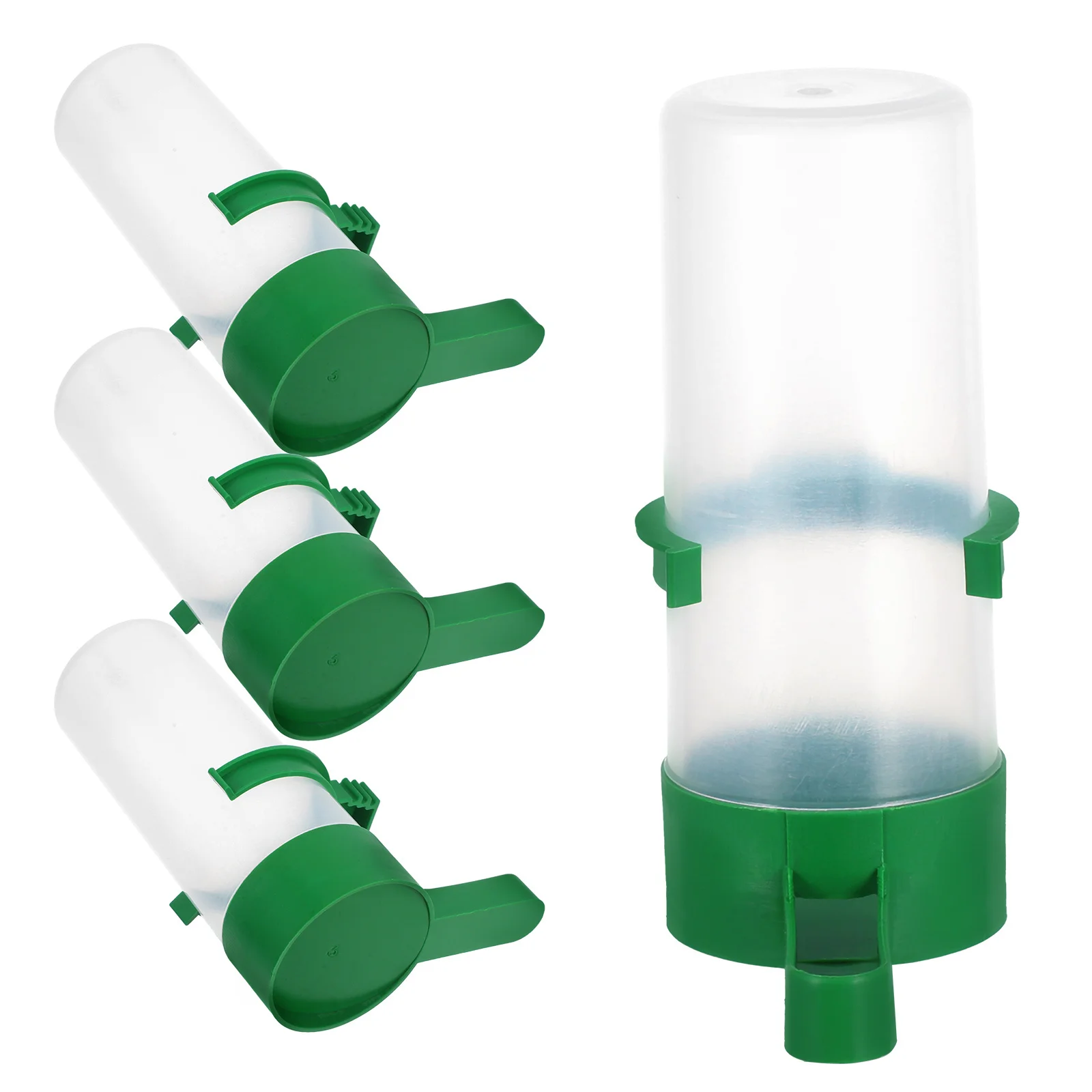 

4Pcs Automatic Bird Water Feeder for Parrots Canaries Parakeets Small Birds Cage Water Dispenser Indoor Outdoor