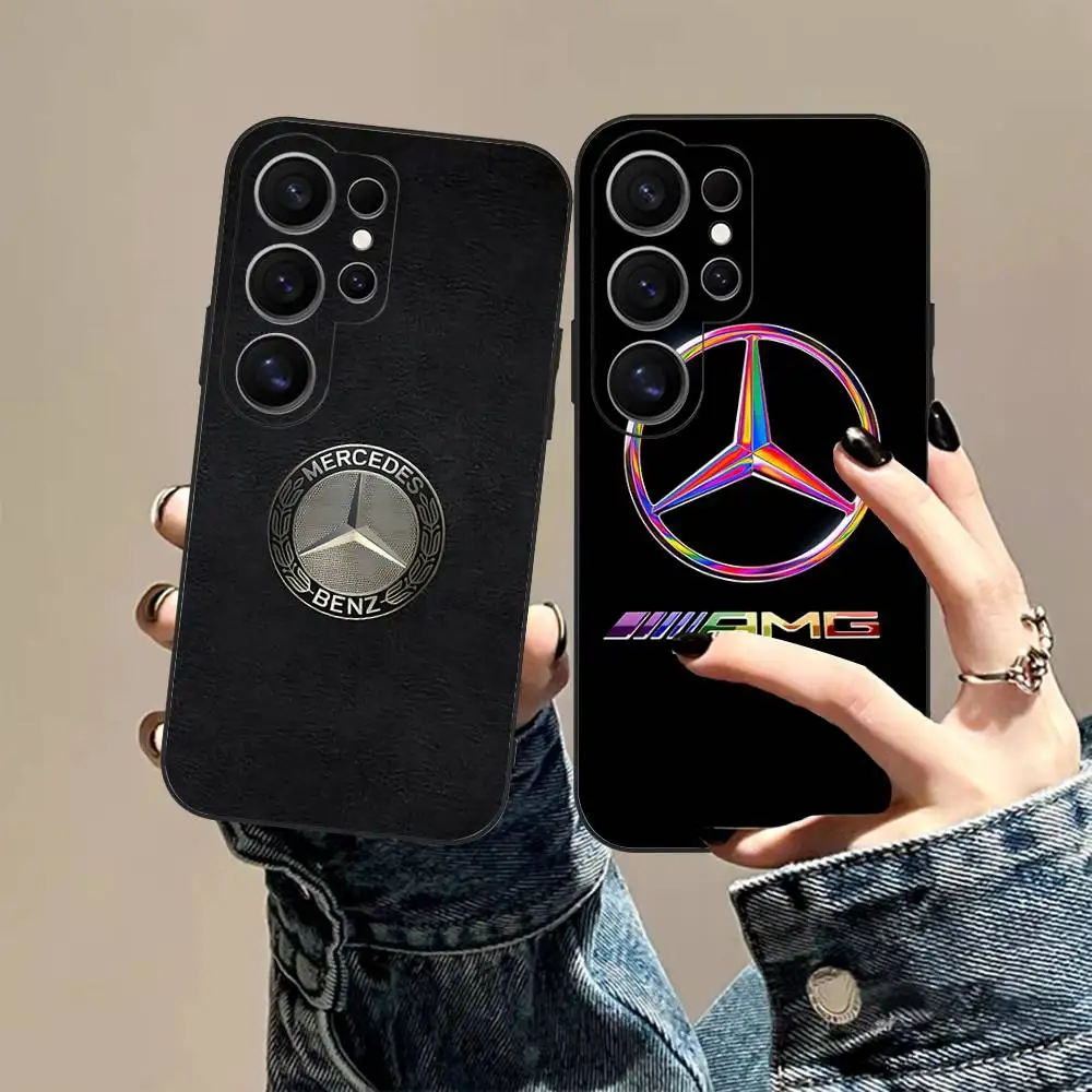 Car M-Mercedes-Ben-z-Backs Phone Case For Samsung S 24 Fe 25 Ultra Plus 20 Lite 21 30 22 23 24 22 Ultra 5G Fundas - view 2