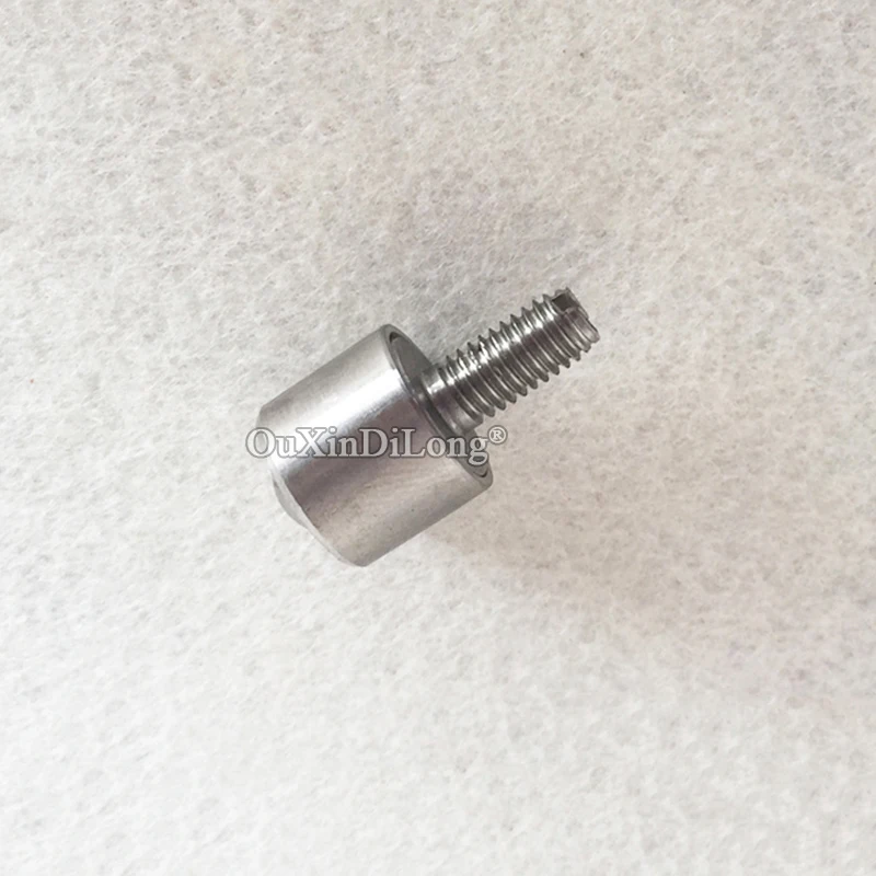 10PCS 304 Stainless Steel Precision Conveying Universal Ball+M6 Screw Ball Bearing Bull Eye Wheels Industrial Transfer Wheels
