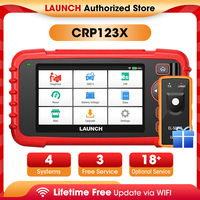 GL LAUNCH X431 CRP123X Car OBD2 Scanner Auto DIY Code Reader Diagnostic Tools Engine ABS Airbag SRS Automotive Tools Free Update