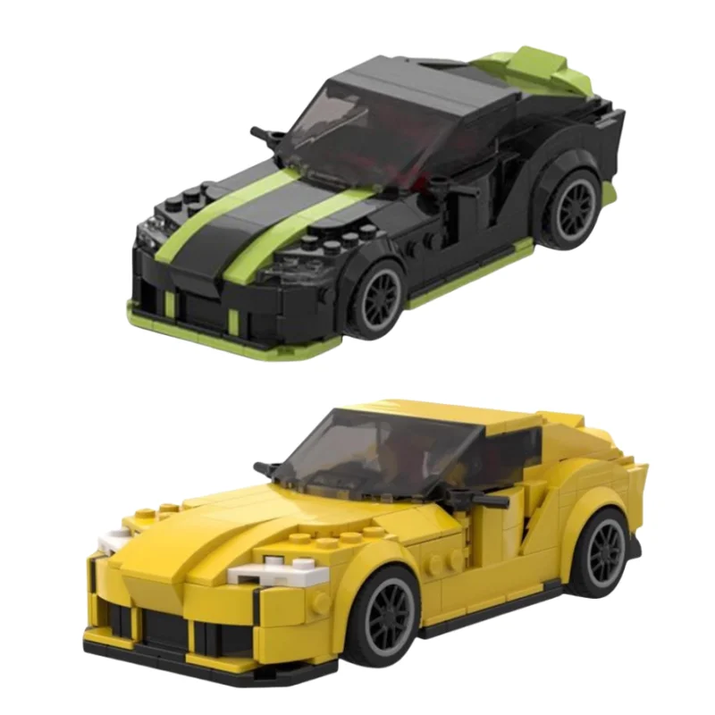 

Hot City Car Vehicle Speed Champion Racer MOC Fast & Furious Supra GR Sports Building Blocks Brick Racing Model Kids Toys Gifts