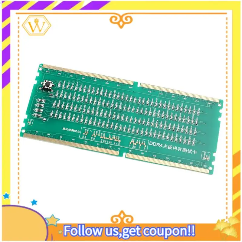 A01K-3X DDR4 Testkaart RAM Geheugen Slot Out LED Desktop Moederbord Reparatie Analyzer Tester