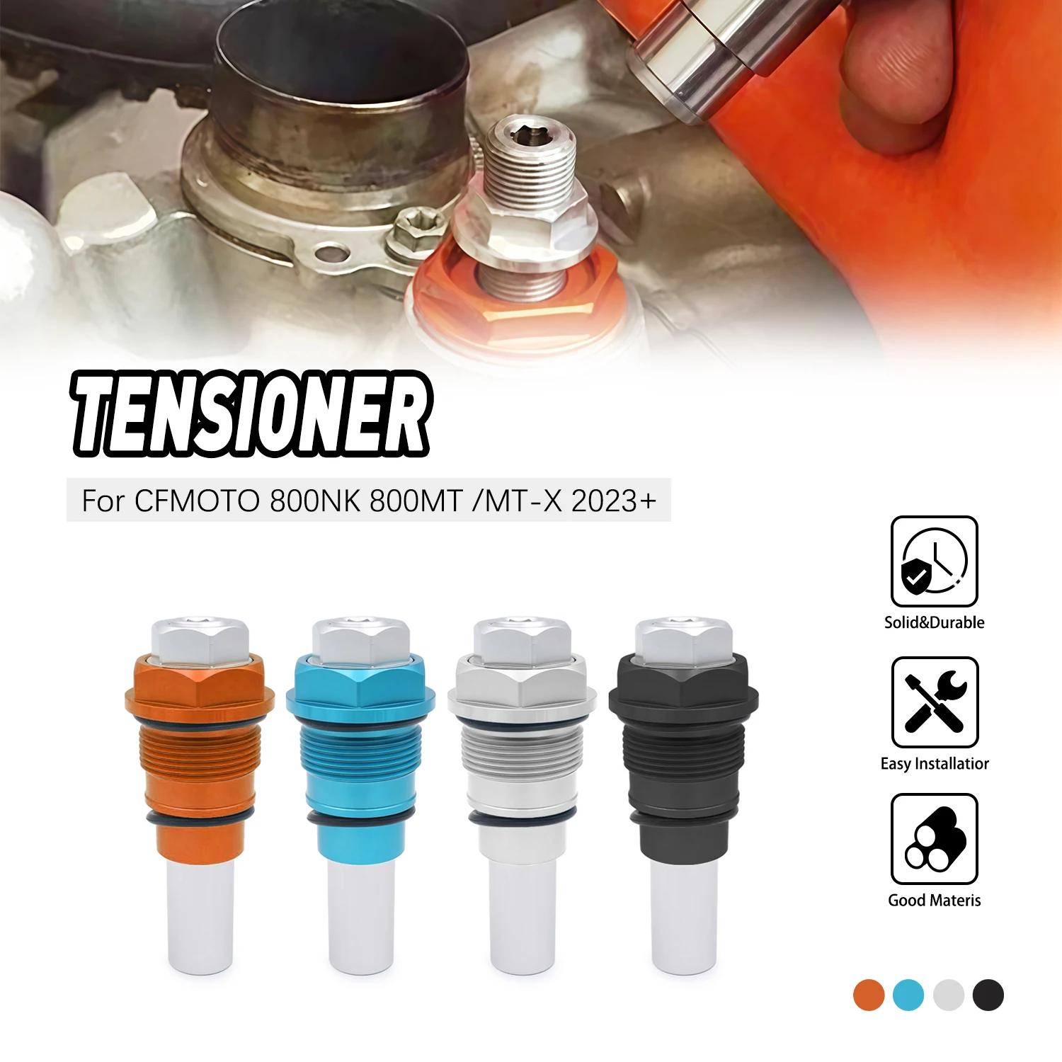 

For CFMOTO 800NK 800MT MT-X 2023+ For KOVE 800X Rally 2023+ Motorcycle Accessories Chain Timing Cam Shaft Drive Tensioner