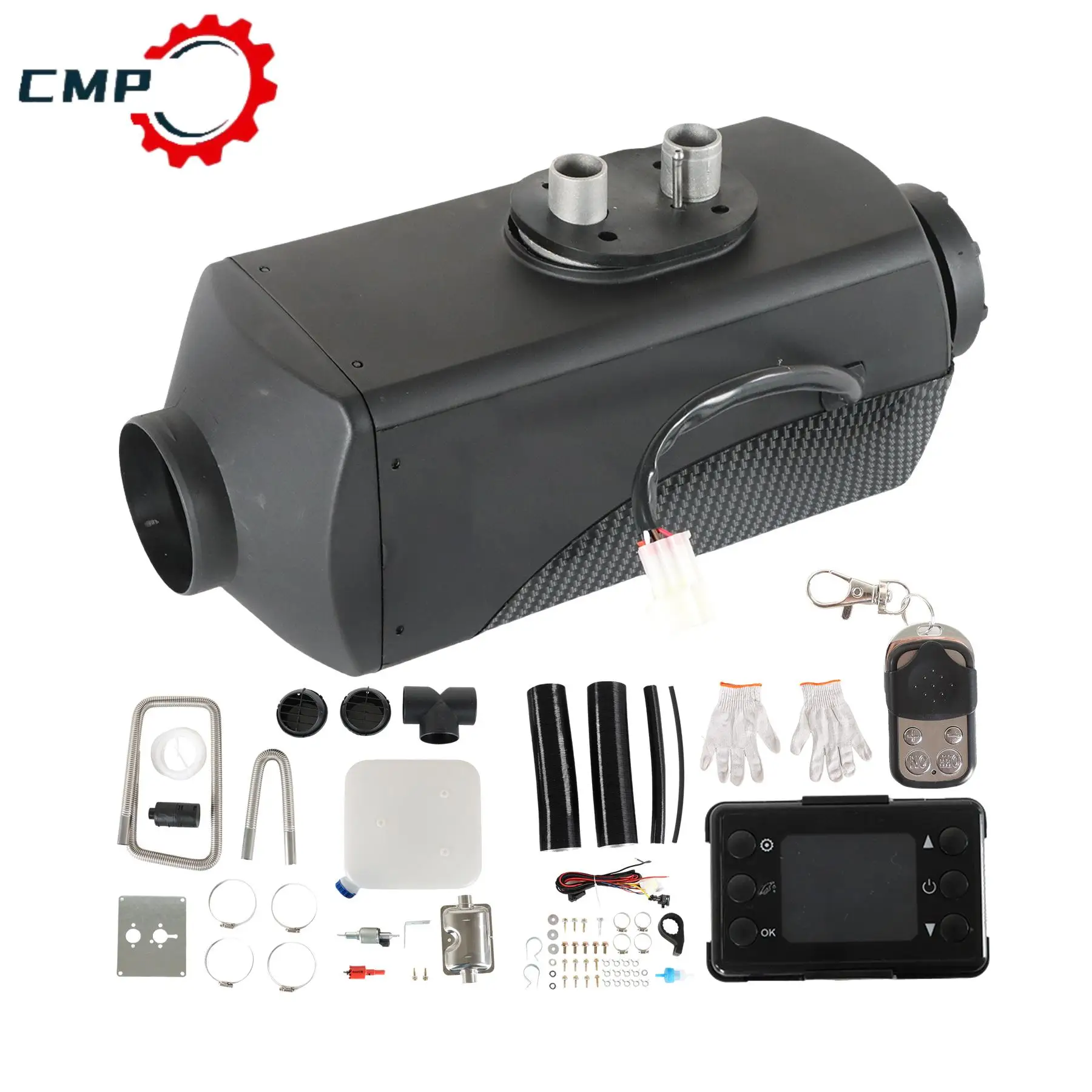 

8KW 12V Diesel Air Heater LCD Thermostat Quiet 8000W For Trucks Boat Car Trailer Automotive Interior Accessories