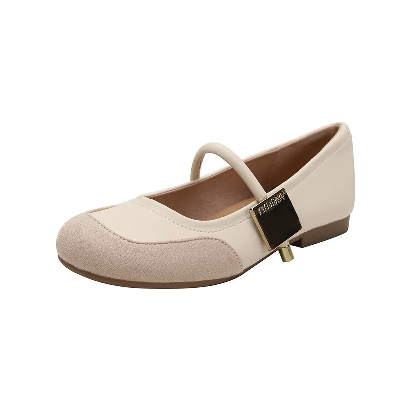 

​​Women's Vintage Dress Flats Ballet Flats for Women Low-Cut Slip-On Round Toe Slipper Dressy Comfortable Ankle Strap Flat Shoes