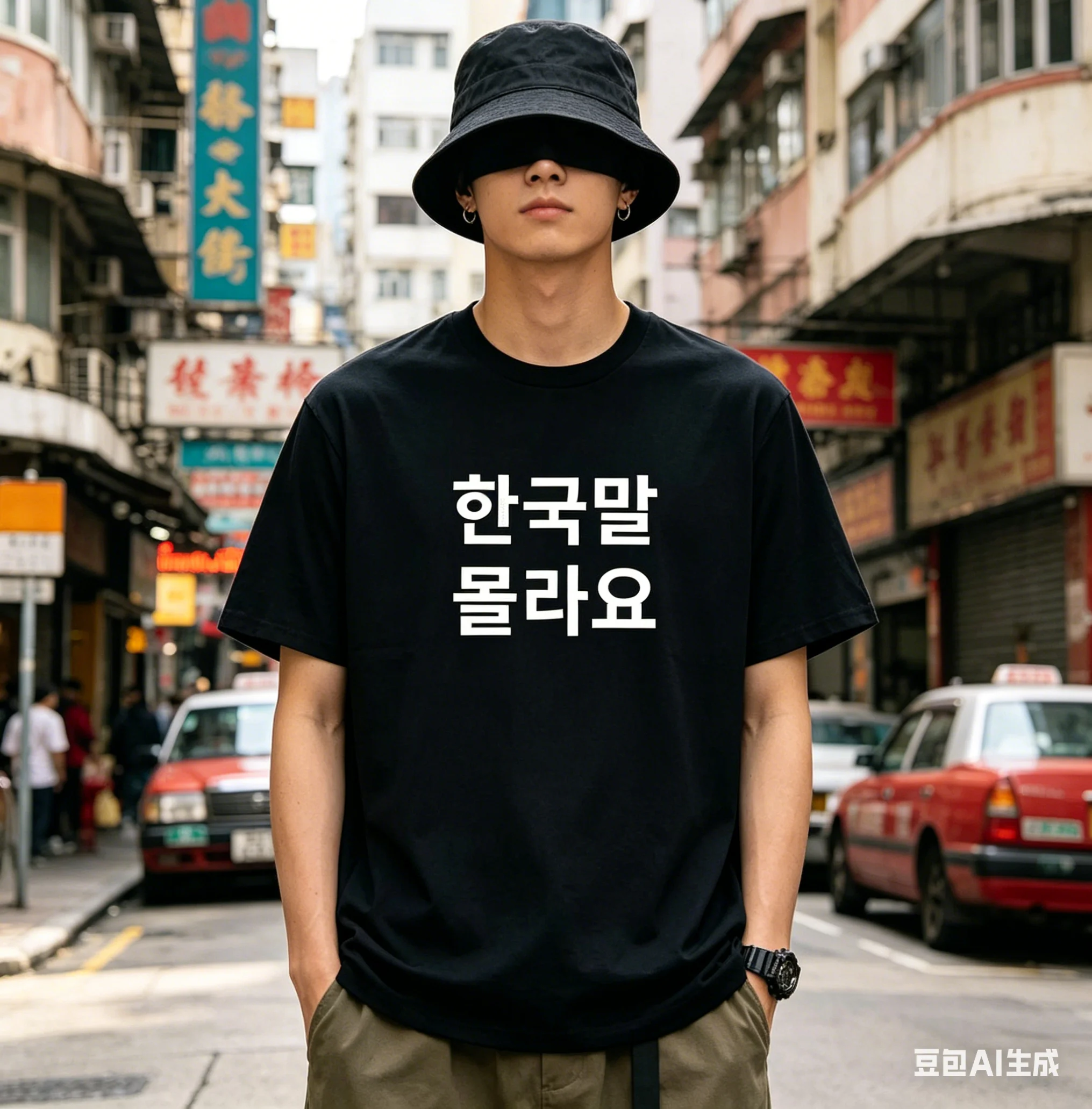 T-Shirt unisexe avec mots amusants en Hangul coréen, « je ne parle pas coréen », Streetwear d'été pour femme, hauts graphiques, nouveauté Camiseta