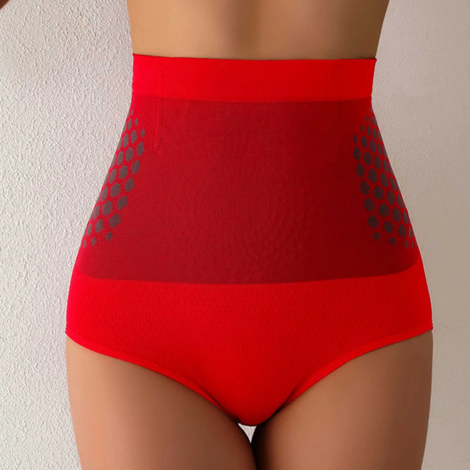 Women's High Waist Shapewear Briefs Seamless Elastic Body Shaping Underwear Female Daily Comfortable Fashion Casual Panties view 3