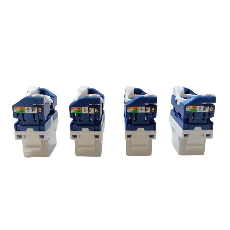 2026/50pcs Unshielded CAT6 UTP Keystone Jack screw Style RJ45 LAN Tool-free Socket Insert Keystone Ethernet Module Gigabit UTP