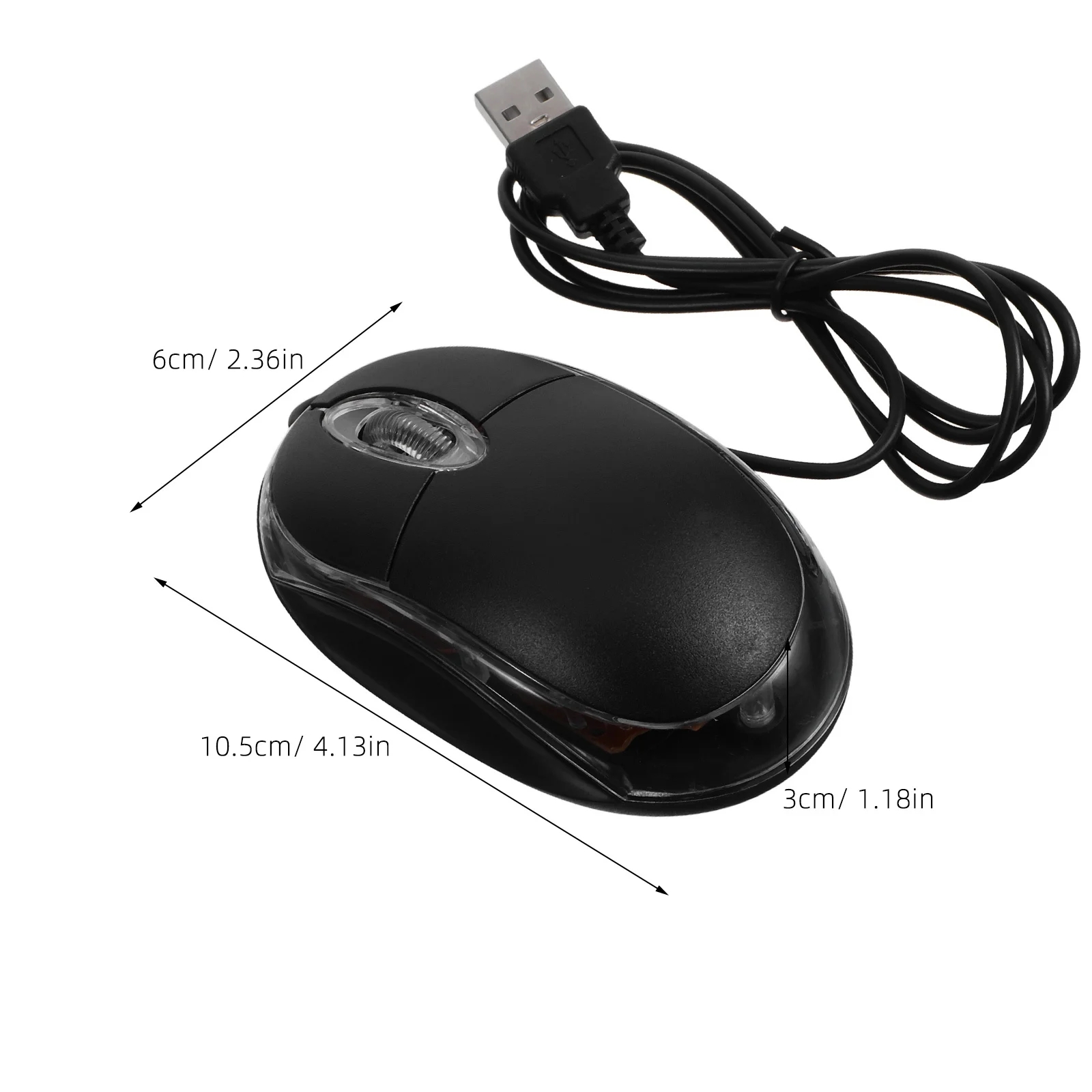 Usb Muis 1000 Dpi Optische Bedrade Computermuis Voor Pc Laptop Notebook Met 1.5 M Kabel Ergonomisch Licht Kantoor thuisgebruik