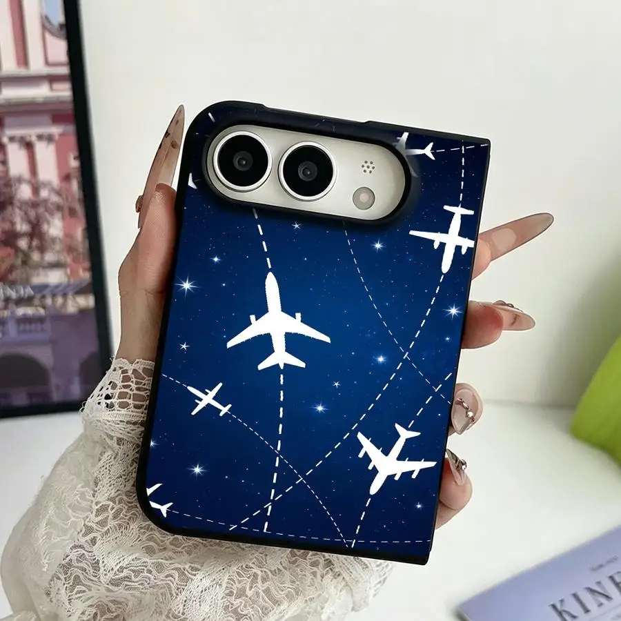 Flight Route Cover Shell Capa Phone Case for Apple iPhone 18 Pro 18Pro Max Duo