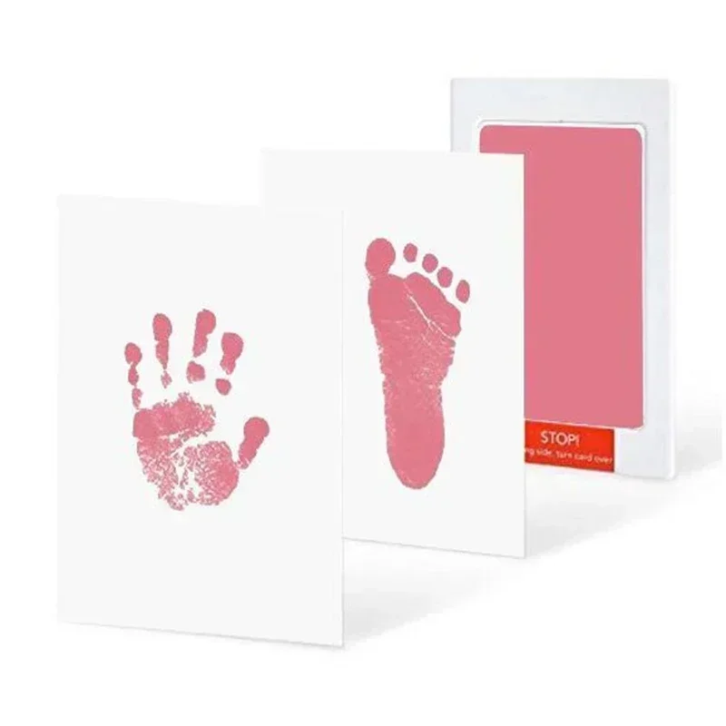 Baby Footprints Safe Non-Toxic Handprint Footprint Imprint Ink Pads Kits For Babies Paw Print Newborn Infant Souvenirs And Gifts