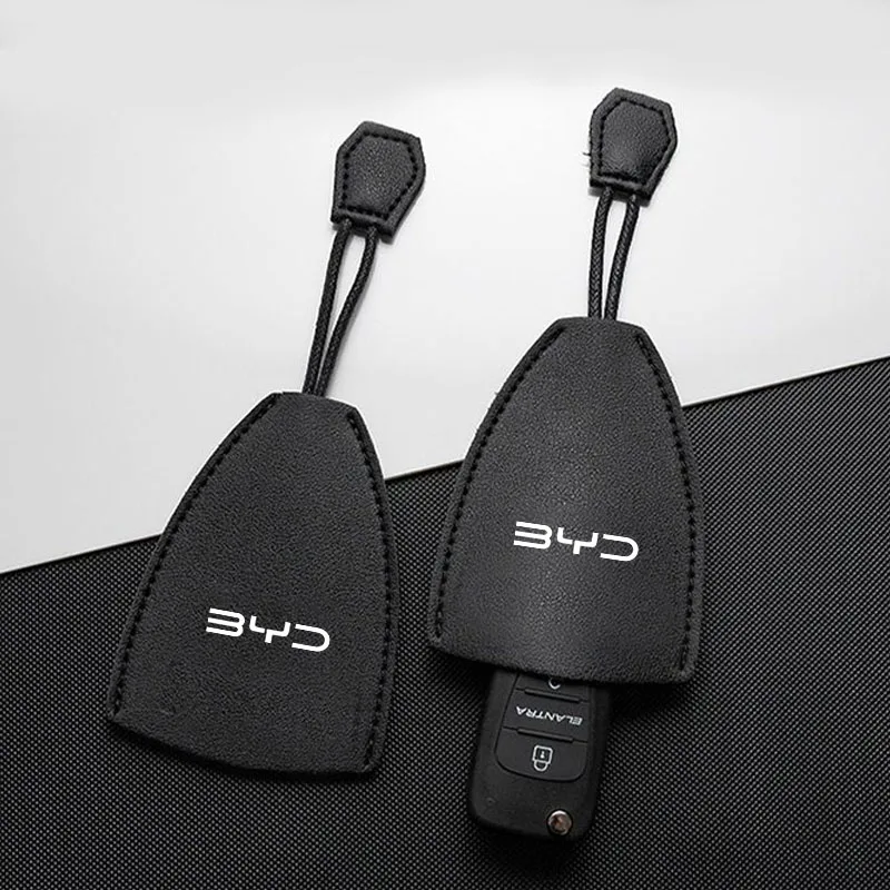 1Pcs Car Key Protection Shell Bag Car Key Case Cover Car Emblem For BYD Qing Song Tang Yuan E1 E5 E6 F0 F3 F3r F6 G3 G5 G6 I3 L3